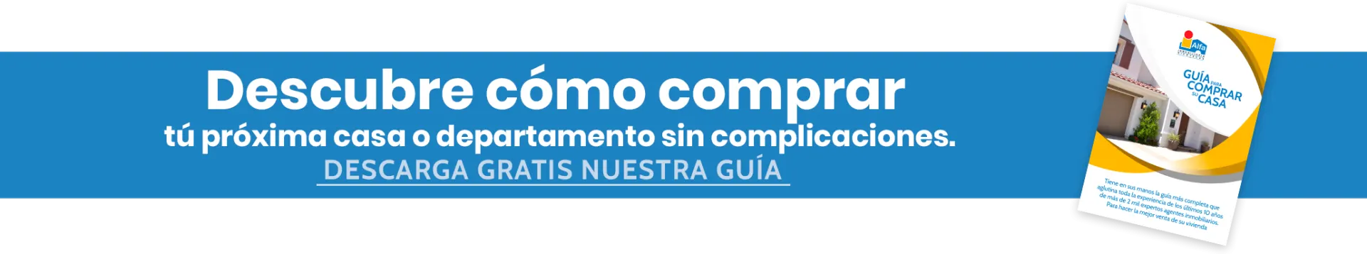 Portada de guía de compra de casa